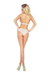 Zartes Spitzen-Dessous-Set mit Neckholder und Hakenverschluss | Provocative