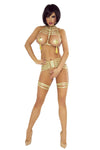 Verstellbarer Harness Ouvert Bra mit Gummibändern | Provocative
