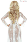 Transparentes Chemise mit Spitzendetails und passendem String | Provocative