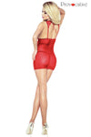 Chemise mit verstellbaren Trägern und T-String | Provocative