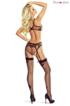 Filigranes Dessous-Set aus Spitze und Netzstoff mit Bügel-BH | Provocative