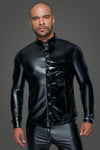 Power Wetlook Herren Hemd H064 - Schwarz | Noir Handmade_115081.jpg