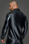 Power Wetlook Herren Hemd H064 - Schwarz | Noir Handmade_115082.jpg