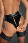Powerwetlook taillierter Slip mit 2-Wege-Reißverschluss F260 - Schwarz | Noir Handmade_115218.jpg