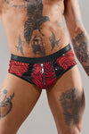 Erotische Netz-Shorts mit Reißverschluss - SR-Zebra | Regnes Fetish Planet
