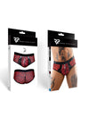 Erotische Netz-Shorts mit Reißverschluss - SR-Zebra | Regnes Fetish Planet