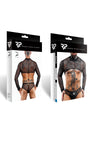 Transparentes Crop-Top aus Tüll mit offener Rückenpartie | Regnes Fetish Planet