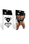 Netz-Slip ouvert REGaspar001 mit Vinyl-Einsatz | Regnes Fetish Planet