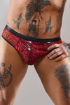 Slip mit Vinyl-Einsatz - SR-Zebra | Regnes Fetish Planet