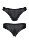 Wetlook-Herren-Slip mit Netz-Einsatz | Regnes Fetish Planet