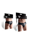 Wetlook-Herren-Slip mit Netz-Einsatz | Regnes Fetish Planet