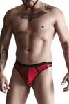 Dehnbarer Netz-String mit breitem Gummibund und transparentem Design | Regnes Fetish Planet