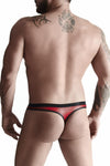 Dehnbarer Netz-String mit breitem Gummibund und transparentem Design | Regnes Fetish Planet