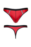 Dehnbarer Netz-String mit breitem Gummibund und transparentem Design | Regnes Fetish Planet