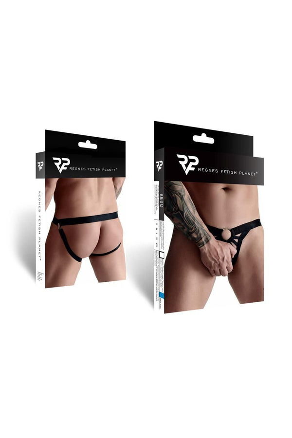 Elastischer Harness-String mit Gummibändern und Riemendesign | Regnes Fetish Planet