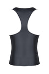 Muscle-Shirt im Wetlook mit Netz-Einsatz | Regnes Fetish Planet