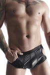 Wetlook-Short mit breitem Bund | Regnes Fetish Planet