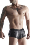 Wetlook Shorts mit Tasche und breitem Bund | Regnes Fetish Planet