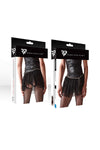Transparenter Netzrock mit mattem Wetlook-Bund | Regnes Fetish Planet