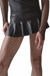 Dehnbarer Minirock aus glänzendem Wetlook-Material | Regnes Fetish Planet
