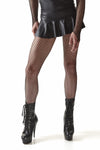 Dehnbarer Minirock aus glänzendem Wetlook-Material | Regnes Fetish Planet
