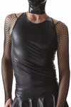 Wetlook T-Shirt mit Metallringen und Gummibändern | Regnes Fetish Planet