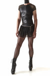 Wetlook Shirt mit Netzeinsatz | Regnes Fetish Planet
