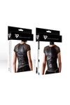 Wetlook Shirt mit Netzeinsatz | Regnes Fetish Planet