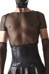 Transparentes Netz-Shirt mit eng anliegender Passform | Regnes Fetish Planet