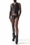 Body ouvert mit Reißverschluss und Netzeinsätzen | Regnes Fetish Planet