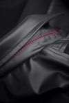 Extravagante Mesh-Jacke mit Wetlook-Elementen und vertikalen Linien | Regnes Fetish Planet