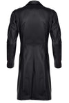 Eleganter Wetlook Trenchcoat mit klassischer Schnittführung | Regnes Fetish Planet