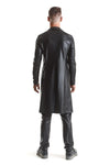 Eleganter Wetlook Trenchcoat mit klassischer Schnittführung | Regnes Fetish Planet
