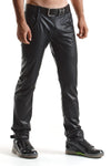Herren Wetlook Hose mit tiefer Taille und Taschen | Regnes Fetish Planet
