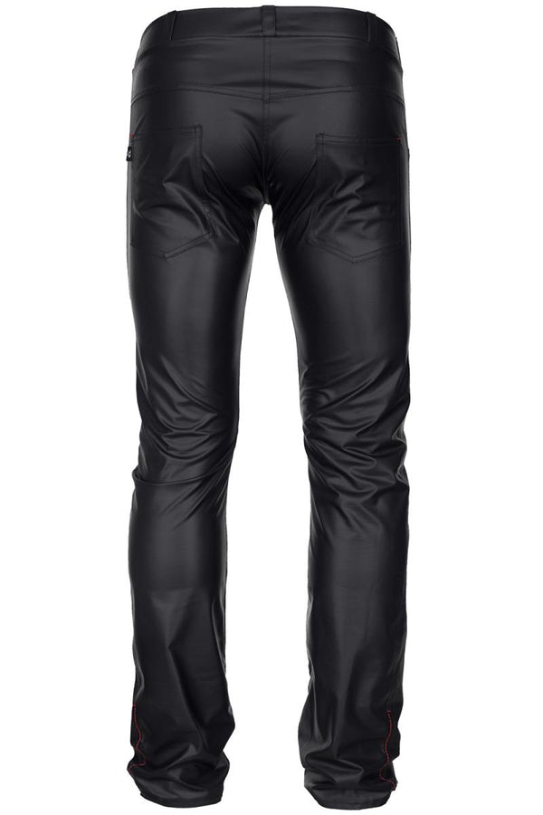 Herren Wetlook Hose mit tiefer Taille und Taschen | Regnes Fetish Planet