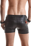 Herren Shorts mit Taschen, Gürtelschlaufen und Alcantara-Etikett | Regnes Fetish Planet