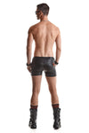 Herren Shorts mit Taschen, Gürtelschlaufen und Alcantara-Etikett | Regnes Fetish Planet
