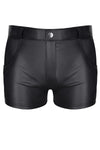 Herren Shorts mit Taschen, Gürtelschlaufen und Alcantara-Etikett | Regnes Fetish Planet
