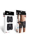 Herren Shorts mit Taschen, Gürtelschlaufen und Alcantara-Etikett | Regnes Fetish Planet
