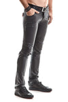 Herren Gothic Punk Hose mit Reißverschlüssen und Riemen | Regnes Fetish Planet
