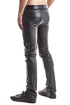 Herren Gothic Punk Hose mit Reißverschlüssen und Riemen | Regnes Fetish Planet