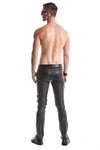 Herren Gothic Punk Hose mit Reißverschlüssen und Riemen | Regnes Fetish Planet