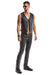 Herren Gothic Punk Hose mit Reißverschlüssen und Riemen | Regnes Fetish Planet