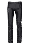 Herren Gothic Punk Hose mit Reißverschlüssen und Riemen | Regnes Fetish Planet