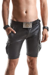 Cargo-Shorts mit 6 Taschen und Alcantara-Etikett | Regnes Fetish Planet