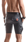 Cargo-Shorts mit 6 Taschen und Alcantara-Etikett | Regnes Fetish Planet