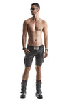 Cargo-Shorts mit 6 Taschen und Alcantara-Etikett | Regnes Fetish Planet