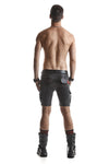 Cargo-Shorts mit 6 Taschen und Alcantara-Etikett | Regnes Fetish Planet