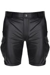 Cargo-Shorts mit 6 Taschen und Alcantara-Etikett | Regnes Fetish Planet