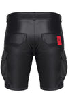 Cargo-Shorts mit 6 Taschen und Alcantara-Etikett | Regnes Fetish Planet
